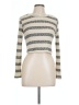 Audrey 3+1 Stripes Ivory Long Sleeve Top Size L - photo 1