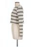 Audrey 3+1 Stripes Ivory Long Sleeve Top Size L - photo 5