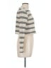 Audrey 3+1 Stripes Ivory Long Sleeve Top Size L - photo 4