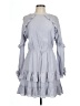 Saints + Secrets 100% Polyester Gray Casual Dress Size L - photo 1