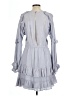Saints + Secrets 100% Polyester Gray Casual Dress Size L - photo 2