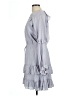 Saints + Secrets 100% Polyester Gray Casual Dress Size L - photo 5