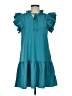 Unbranded 100% Polyester Teal Casual Dress Size S - photo 1