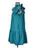 Unbranded 100% Polyester Teal Casual Dress Size S - photo 5