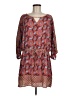 Dina Be 100% Polyester Paisley Brown Casual Dress Size M - photo 1