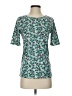 Lularoe Floral Teal Short Sleeve T-Shirt Size S - photo 1