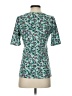 Lularoe Floral Teal Short Sleeve T-Shirt Size S - photo 2