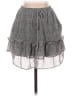 Sienna Sky Polka Dots Gray Casual Skirt Size XS - photo 1