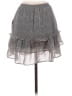 Sienna Sky Polka Dots Gray Casual Skirt Size XS - photo 2