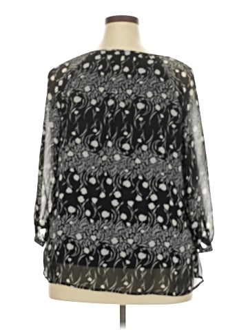 Sara Michelle 3/4 Sleeve Blouse (view 2)