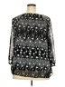 Sara Michelle Black 3/4 Sleeve Blouse Size 2X - photo 2