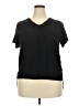 Coco + Carmen Black Short Sleeve Top Size XXL - photo 1