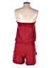 Lucy Love Solid Red Romper Size M - photo 2