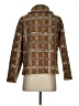 Trisha Tyler 100% Polyester Tweed Brown Coat Size XS - photo 2