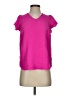 London Rose 100% Polyester Pink Short Sleeve Top Size S - photo 1