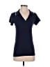 Athleta 100% Nylon Blue Short Sleeve Polo Size S - photo 1