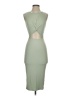 21 Saints Solid Green Cocktail Dress Size S (estimated) - photo 1