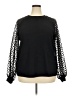 MIHOLL Black Long Sleeve Blouse Size XXL - photo 1