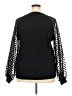 MIHOLL Black Long Sleeve Blouse Size XXL - photo 2