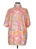 Shein 100% Polyester Pink 3/4 Sleeve Blouse Size 8 - 10 - photo 1