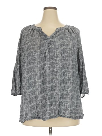 Ava Christine 3/4 Sleeve Blouse (view 1)
