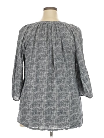 Ava Christine 3/4 Sleeve Blouse (view 2)