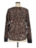 Secret Treasures Animal Print Brown Pullover Sweater Size XL - photo 2