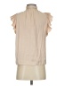 FRAME 100% Polyester Tan Sleeveless Blouse Size XS - photo 2