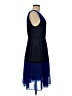 BCBGMAXAZRIA 100% Polyester Color Block Blue Cocktail Dress Size M - photo 4