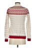 Talbots Chevron-herringbone Red Pullover Sweater Size XS - photo 2