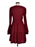 Sampeel Solid Burgundy Casual Dress Size M - photo 2