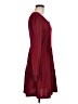 Sampeel Solid Burgundy Casual Dress Size M - photo 4