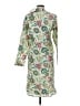 Assorted Brands 100% Polyester Paisley Green White Casual Dress Size EU 38 / US 8 - photo 2