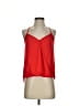 Lily White 100% Polyester Red Sleeveless Blouse Size S - photo 1