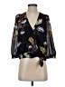 Madewell 100% Polyester Black 3/4 Sleeve Blouse Size XS - photo 1