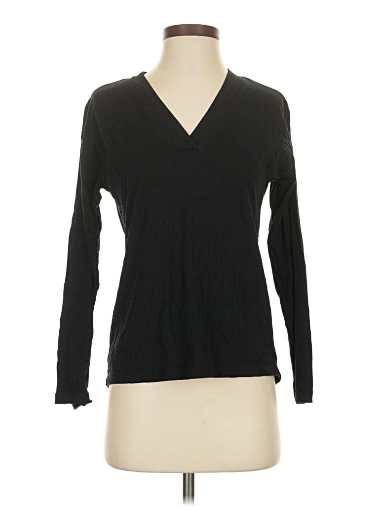 Pre-owned Mng Long Sleeve T-shirt In Black