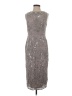 Mac Duggal 100% Polyester Gray Cocktail Dress Size 4 - photo 1