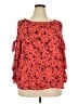Bold Elements 100% Polyester Orange 3/4 Sleeve Blouse Size XXL - photo 1
