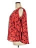 Bold Elements 100% Polyester Orange 3/4 Sleeve Blouse Size XXL - photo 5