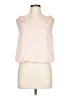 19 Cooper 100% Polyester Pink Sleeveless Blouse Size L - photo 1