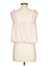 19 Cooper 100% Polyester Pink Sleeveless Blouse Size L - photo 2
