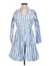 J.Crew Stripes Blue Casual Dress Size XXS - photo 1