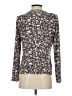 MSK Brown Long Sleeve Blouse Size S - photo 2