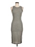 No Comment Solid Gray Casual Dress Size M - photo 1