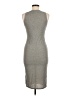 No Comment Solid Gray Casual Dress Size M - photo 2