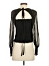 o.p.t 100% Polyester Black Long Sleeve Blouse Size S - photo 2
