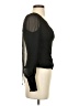 o.p.t 100% Polyester Black Long Sleeve Blouse Size S - photo 4