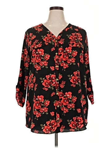 Free Kisses 3/4 Sleeve Blouse (view 1)
