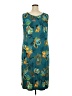 IMAN Tropical Teal Casual Dress Size 2X (petite) - photo 2