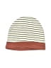 Assorted Brands Stripes Ivory Gray Beanie Size 3-6 mo - photo 1